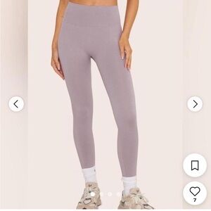 Set Active High Waisted Ribbed Leggings Lilac Women’s XS